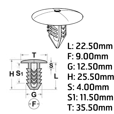 RIVETS MRN50129