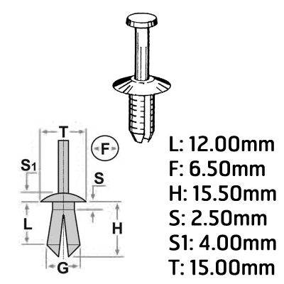 RIVETS MRN50521
