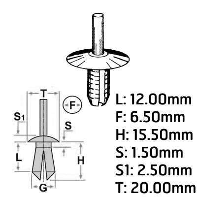 RIVETS MRN50522