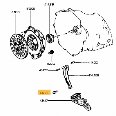 RELEASE FORK, CLUTCH RN4147134020